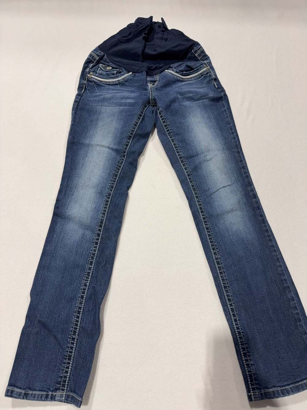 WallFlower Maternity Jeans Size S Blue Denim Stretch